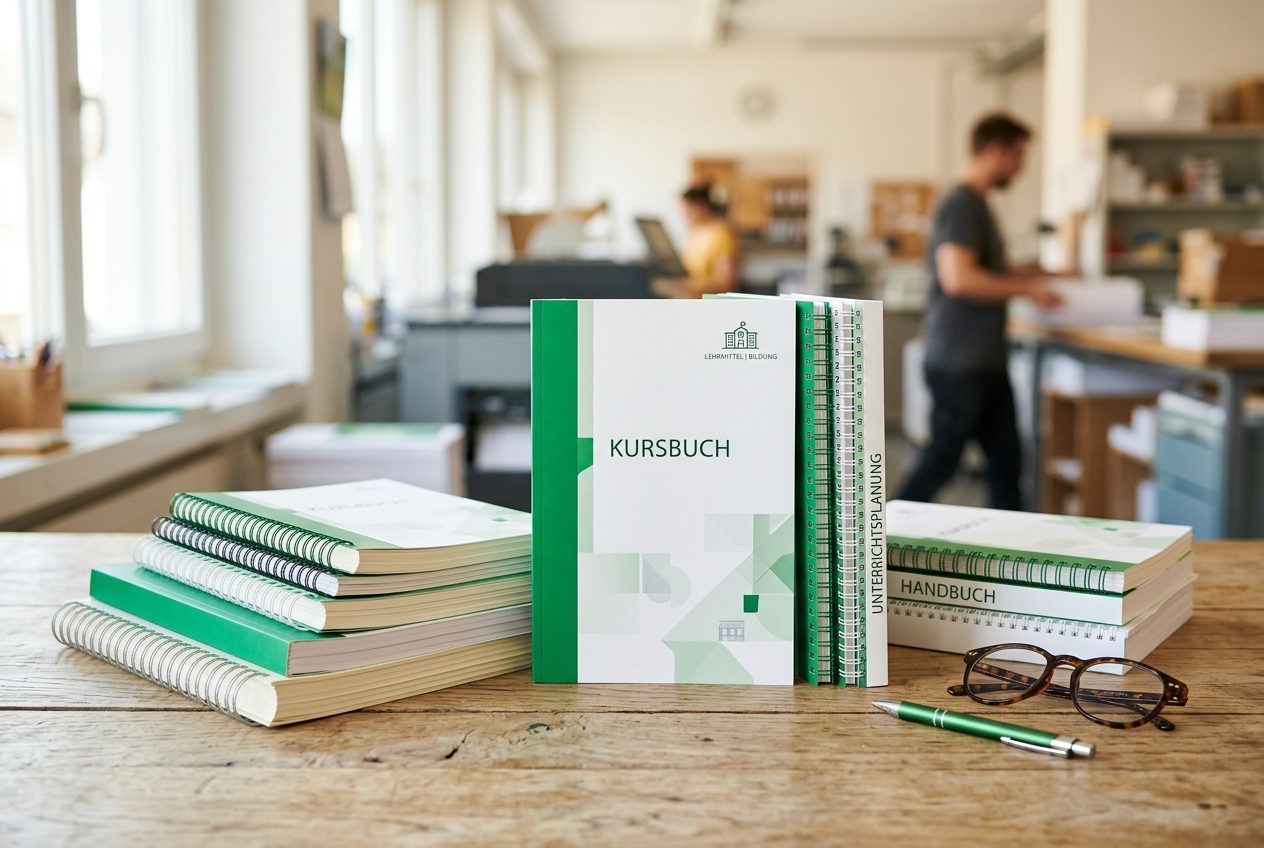 Frisch gedruckte Lehrmittel, Skripte und Bücher – Print on Demand bei ADAG in Zürich