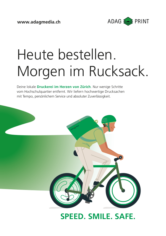Beispiel einer gesponserten Flyer-Rückseite (A5)