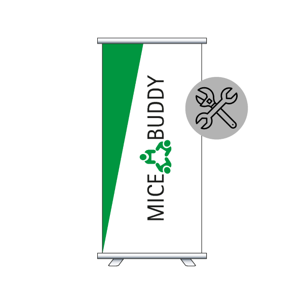 Roll Up Banner austauschen 85x200 cm