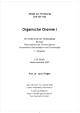 Organische Chemie I (HS2025)