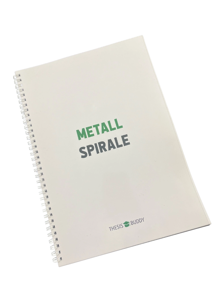 Metallspiral-Bindung
